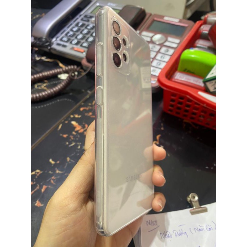 Ốp lưng dẻo bảo vệ camera Samsung A22 4G/A22 5G/A32 4G, A32 5G , A52 5G, A72 5G , A12 , A03S bo 4 góc chống sốc