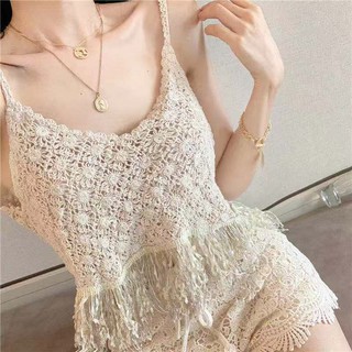 Bộ len móc đi biển siêu dễ thương