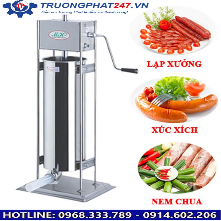 Máy Đùn Nhồi Xúc Xích, Nem Chua, Lạp Xưởng Bằng Tay 2L