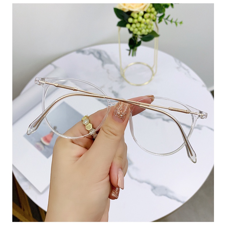 Kính đọc sách thời trang chống ánh sáng xanh dành cho nữ Chất liệu TR hợp thời trang Kính đọc chống bức xạ thấu kính độ nét cao+100°, +150°, +200°, +250°, +300°(+