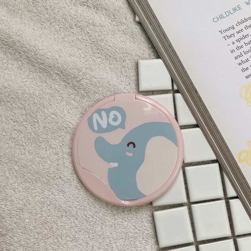 🔥 rẻ vô địch🔥Gương mini có lược bỏ túi hình tròn