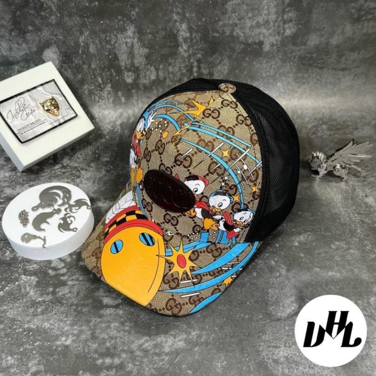 Mũ lưỡi trai VHL Store, nón GG phối lưới in hình vịt Donal form nam nữ