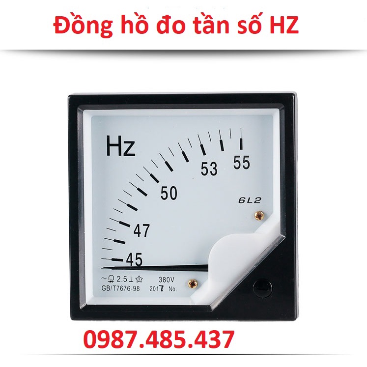 Đồng hồ đo tần số HZ - 220V 380V - Đồng hồ HZ Hiển thị tần số