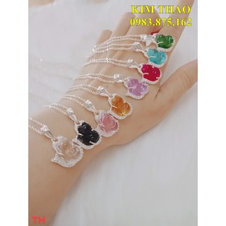 Dây chuyền bạc ta hồ ly đuôi cong