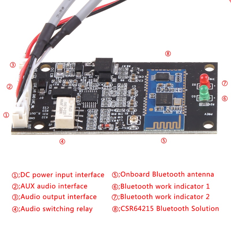Bộ Khuếch Đại Tín Hiệu Bluetooth Không Dây CSR8645 4 2