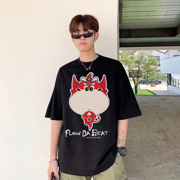 Áo thun tay lỡ GENZ Tân Sửu Đế Vương dáng Unisex form rộng phong cách Ulzzang - ZTET02 | BigBuy360 - bigbuy360.vn