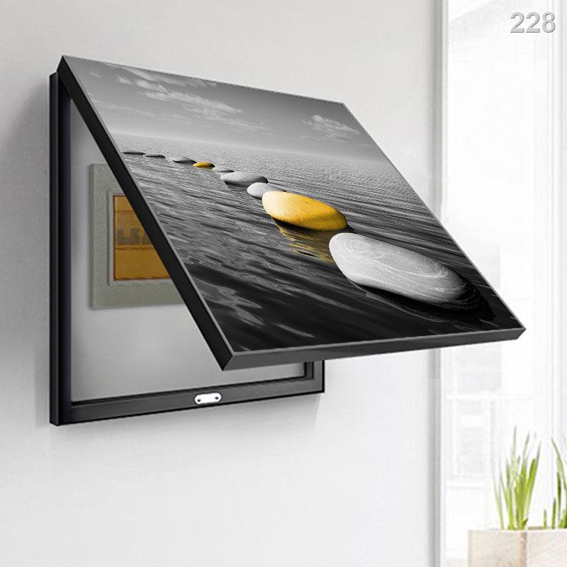 SHộp đồng hồ điện trang trí tranh đục lỗ miễn phí phân phối công tắc che chắn bức đơn giản có thể được tùy chỉnh
