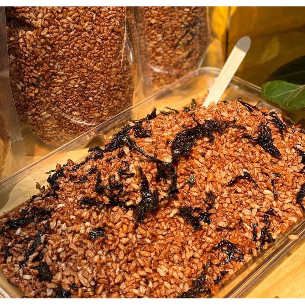 500G Gạo lức ( lứt ) sấy rong biển giảm cân giòn ngon HP healthy | BigBuy360 - bigbuy360.vn