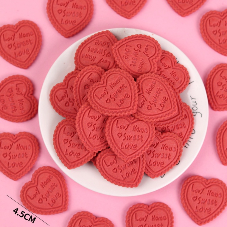 bánh kẹo trang trí bánh kem [FREESHIP❤️] kẹo quy hình tim gói 180g