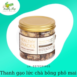 Thanh gạo lức chà bông phô mai 110g