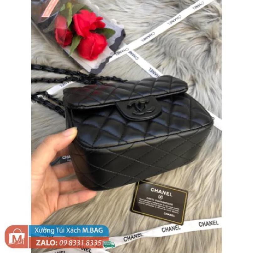 Hàng đẹp đến từng mm Túi 𝗖𝗡-𝗫 𝗞𝗵𝗼́𝗮 Đ𝗲𝗻 mềm mại FULLBACK mã T3471 _MBAGSHOP