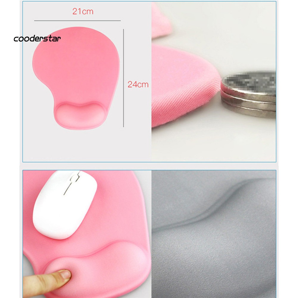 Đệm lót chuột gác cổ tay bằng silicone mềm thoải mái không trượt