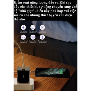[1 cổngTypeC-18W]Đầu sạc nhanh Baseus Speed Mini TC-012PD