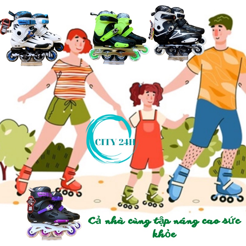 Giày Trượt Patin Cao Cấp Chuyên Nghiệp Dành Cho Thiếu Niên Người Lớn