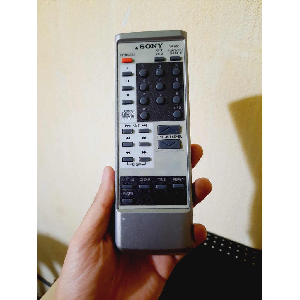 Remote Điều khiển dàn âm thanh Sony RM-990 Hàng mới chính hãng Tặng kèm Pin