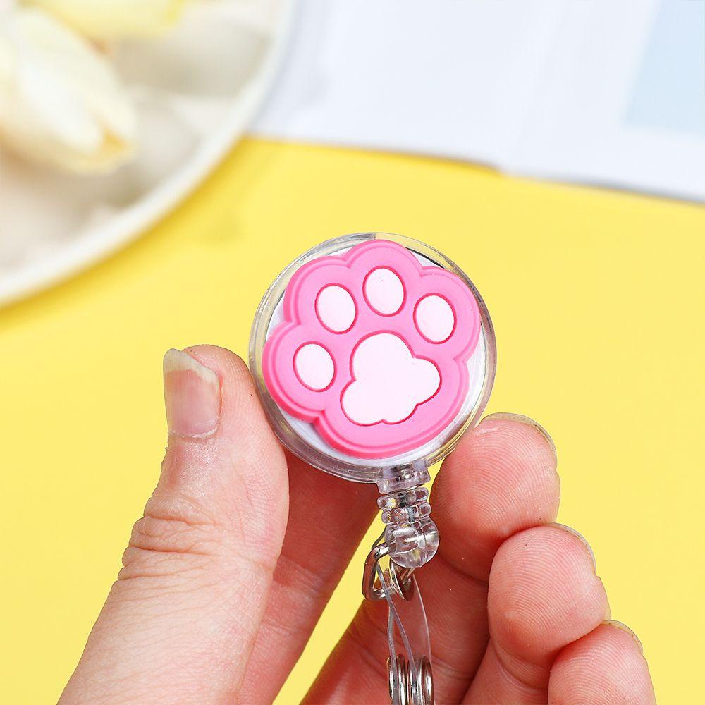 KUNHEV Huy Hiệu Cài Áo Hình Chân Mèo Hoạt Hình Đáng Yêu Dành Cho Học Sinh