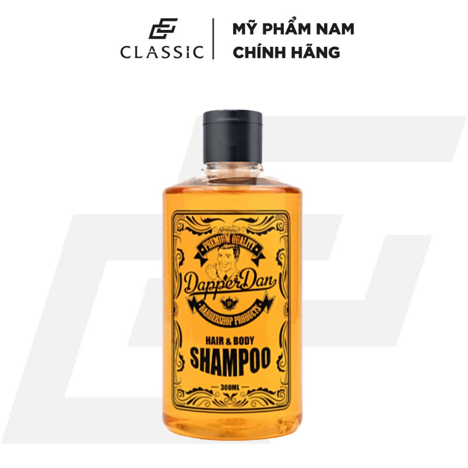 Dầu Tắm Gội Dapper Dan Hair &amp; Body Shampoo 300ml