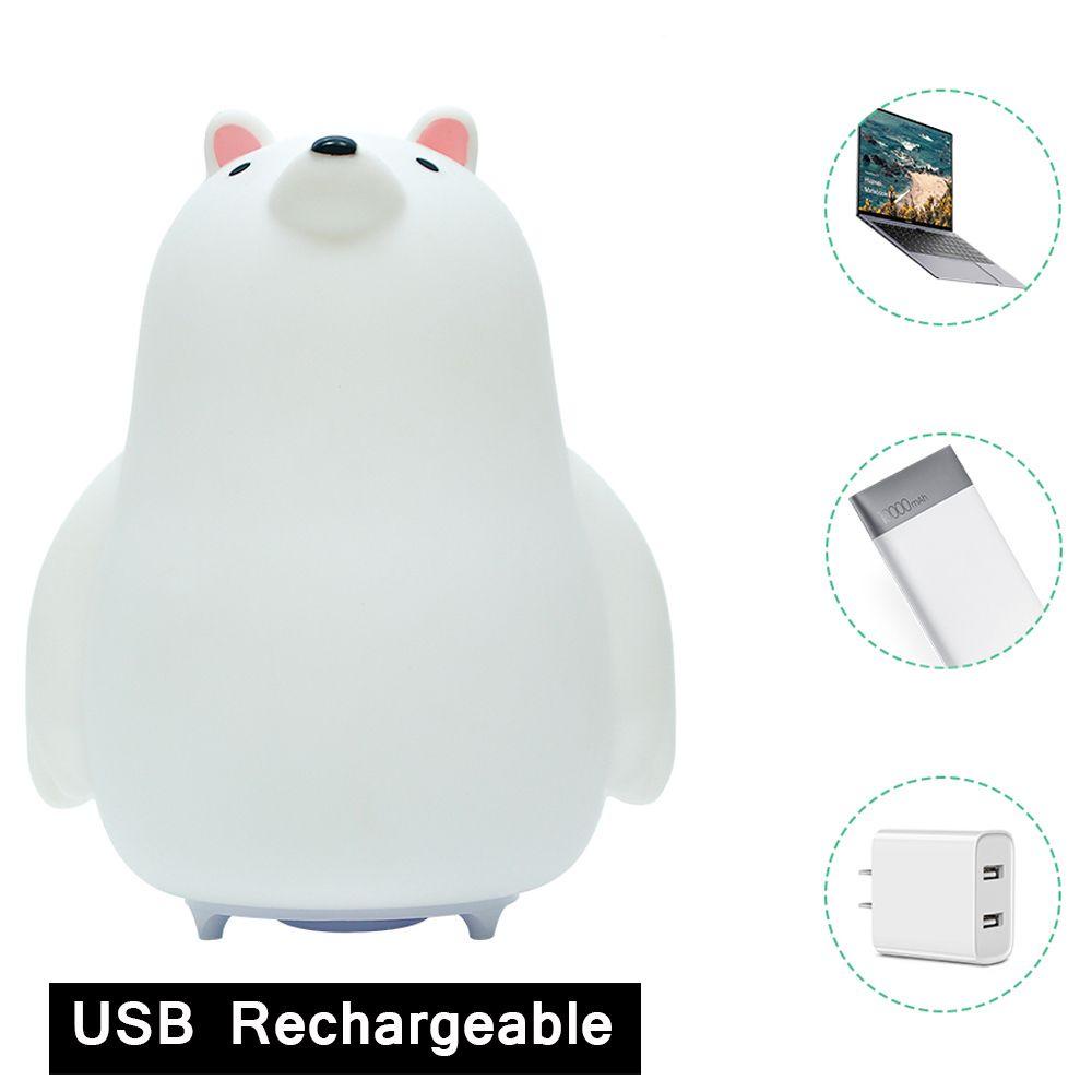 YNATURAL Đèn Ngủ Cảm Ứng Chạm Có Thể Sạc Lại