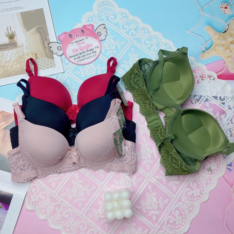 Áo ngực Thái Lan , áo lót nữ đệm dày siêu nâng 5cm không gọng cao cấp