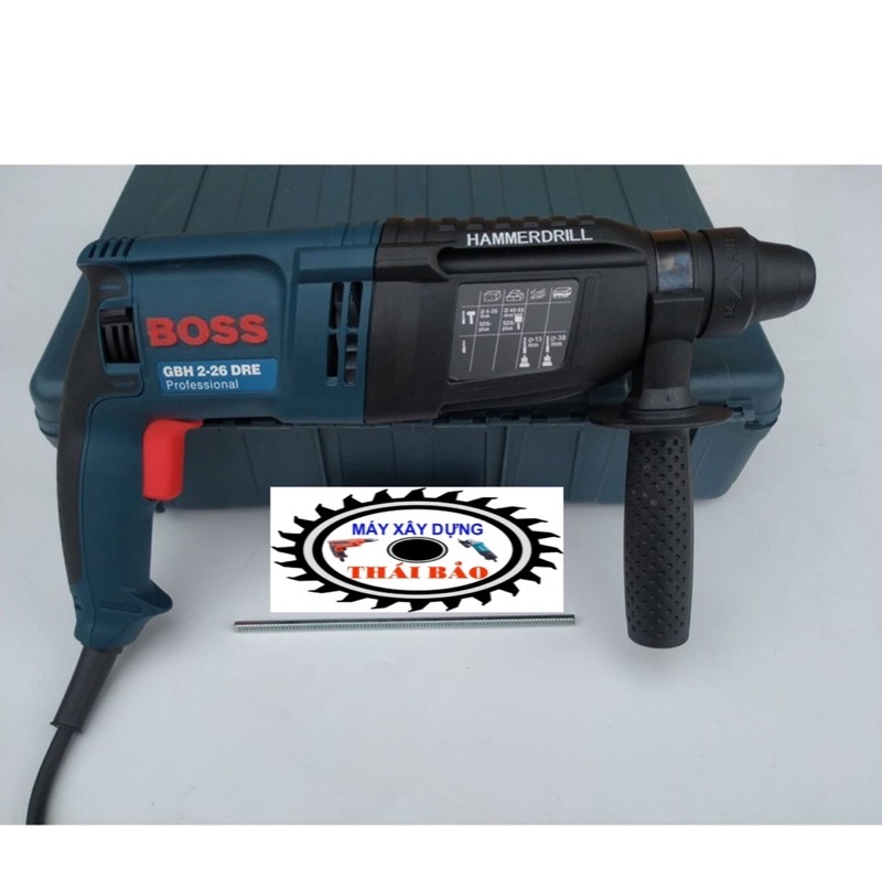 Máy khoan đục bê tông 3 chức năng Boss 2-26 800W GERMANY ĐỨC mới nguyên hộp