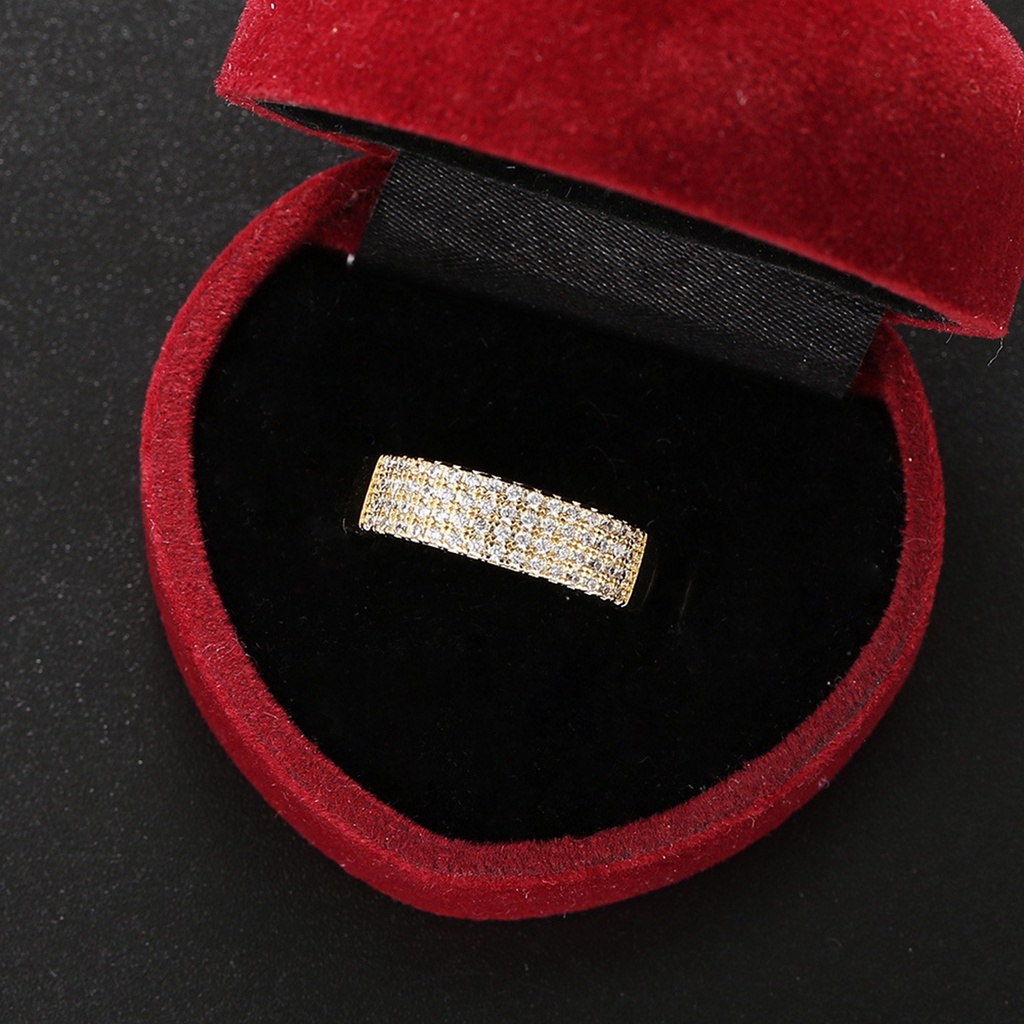 Nhẫn Đồng Bề Mặt Trơn Mượt Không Phai Màu Cho Nữ