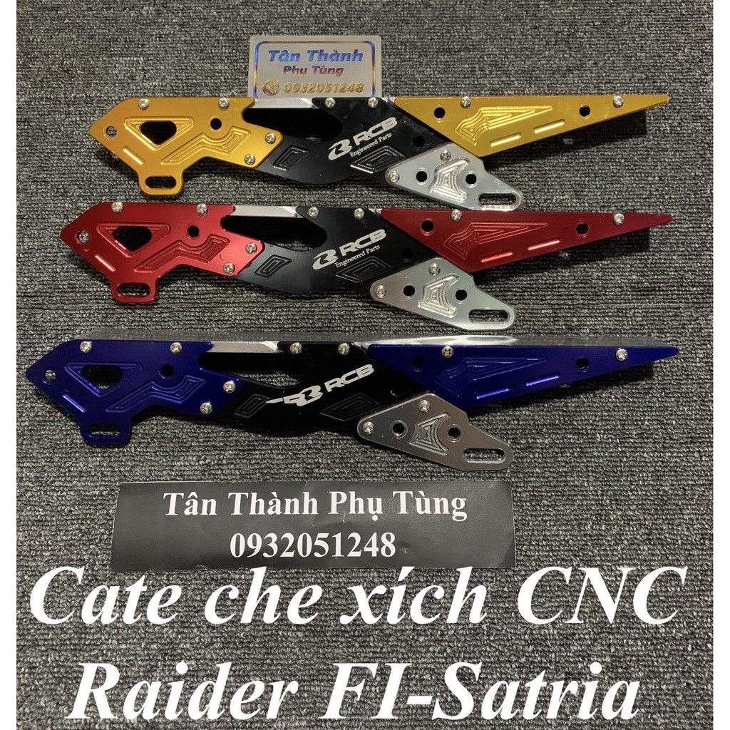 Cate che xích nhôm CNC Raider FI- Satria - Đồ chơi xe