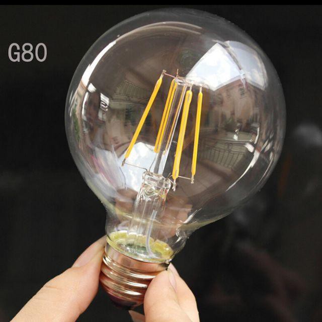 ⚡NOW SHIP⚡ BÓNG ĐÈN LED EDISON G80 4W
