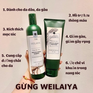 CẶP GỘI GỪNG XẢ WEILAIYA