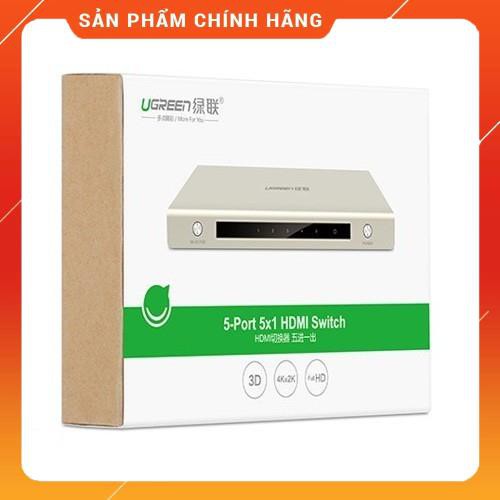 Bộ chia HDMI 5 vào 1 hỗ trợ 4K UGREEN 40279 dailyphukien