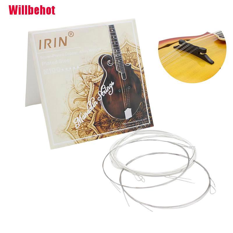 1 Bộ Dây Đai Mandolin Hợp Kim Đồng (. 010-.034)
