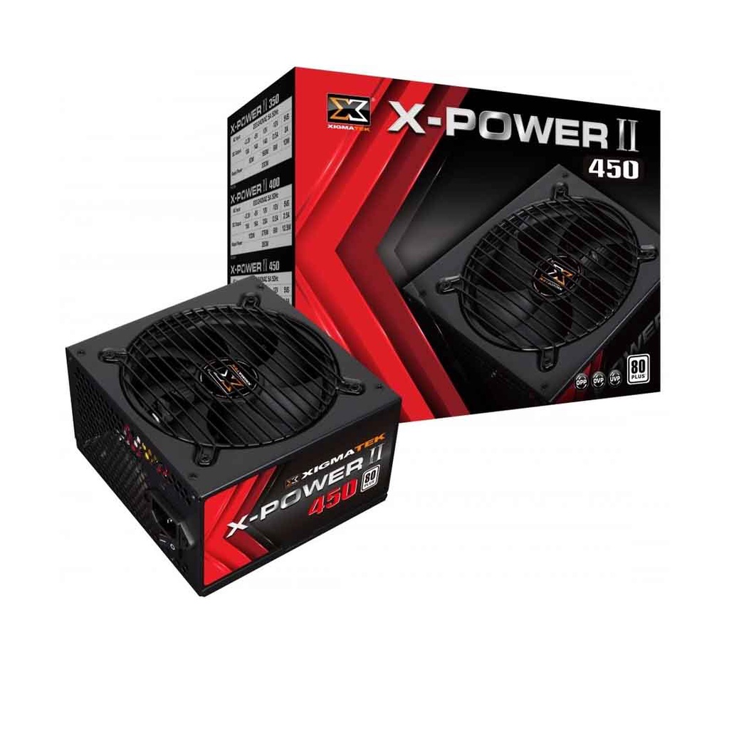 XIGMATEK X-POWER X-450  - Sản phẩm lý tưởng cho hệ thống GAME-NET