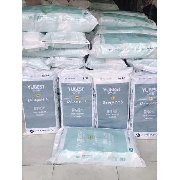 Bỉm dán/quần YUBEST GOLD/NIGHT bản CAO CẤP nội địa size S90, M84, L78, XL72, XXL66