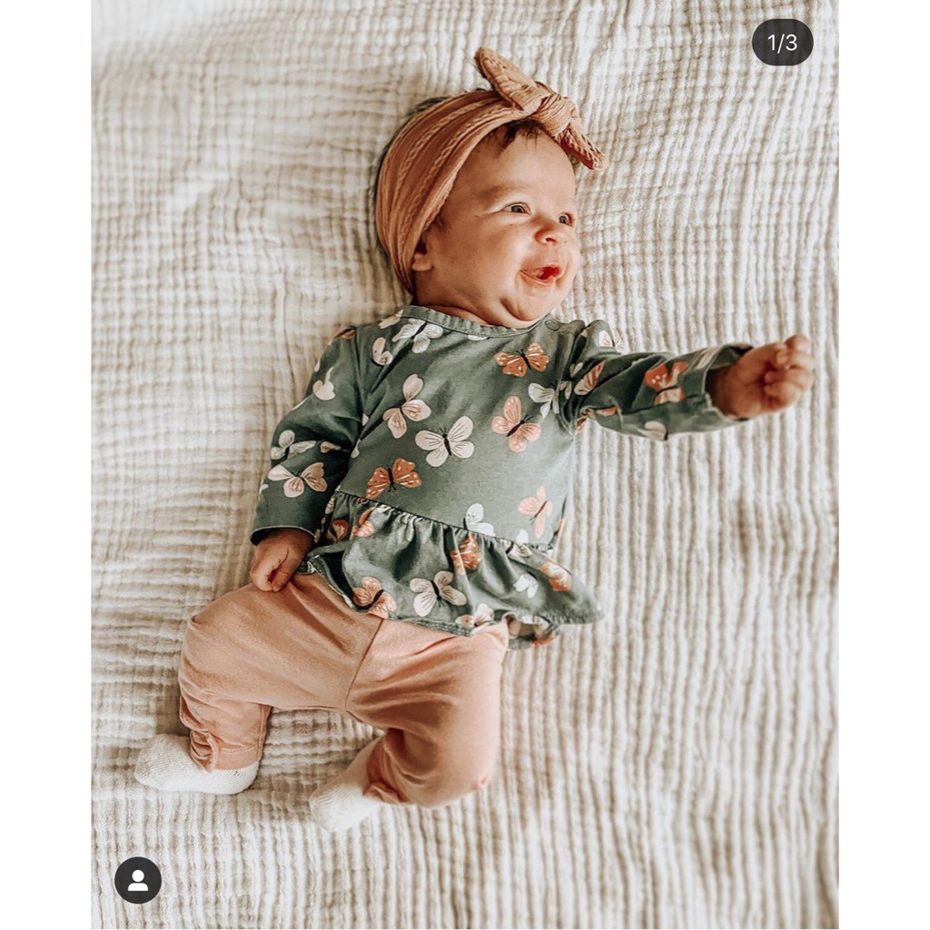 [FREESHIP] Set 2 bộ BodySuit cho bé Gái