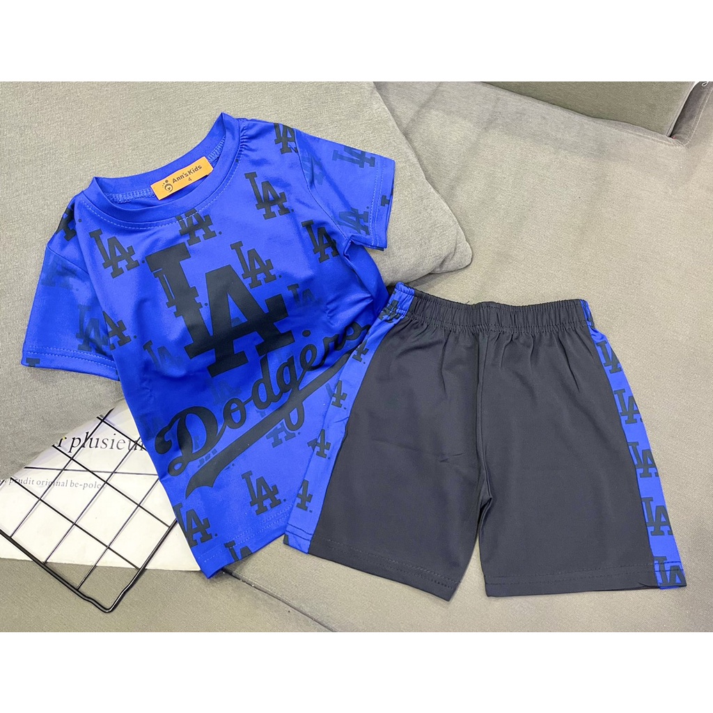 Đồ bộ bé trai size đại 22-40kg thun lạnh thể thao Jennie kids J500