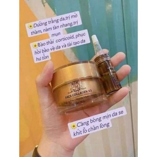Combo kem face+ serum mỹ phẩm đông anh chính hãng
