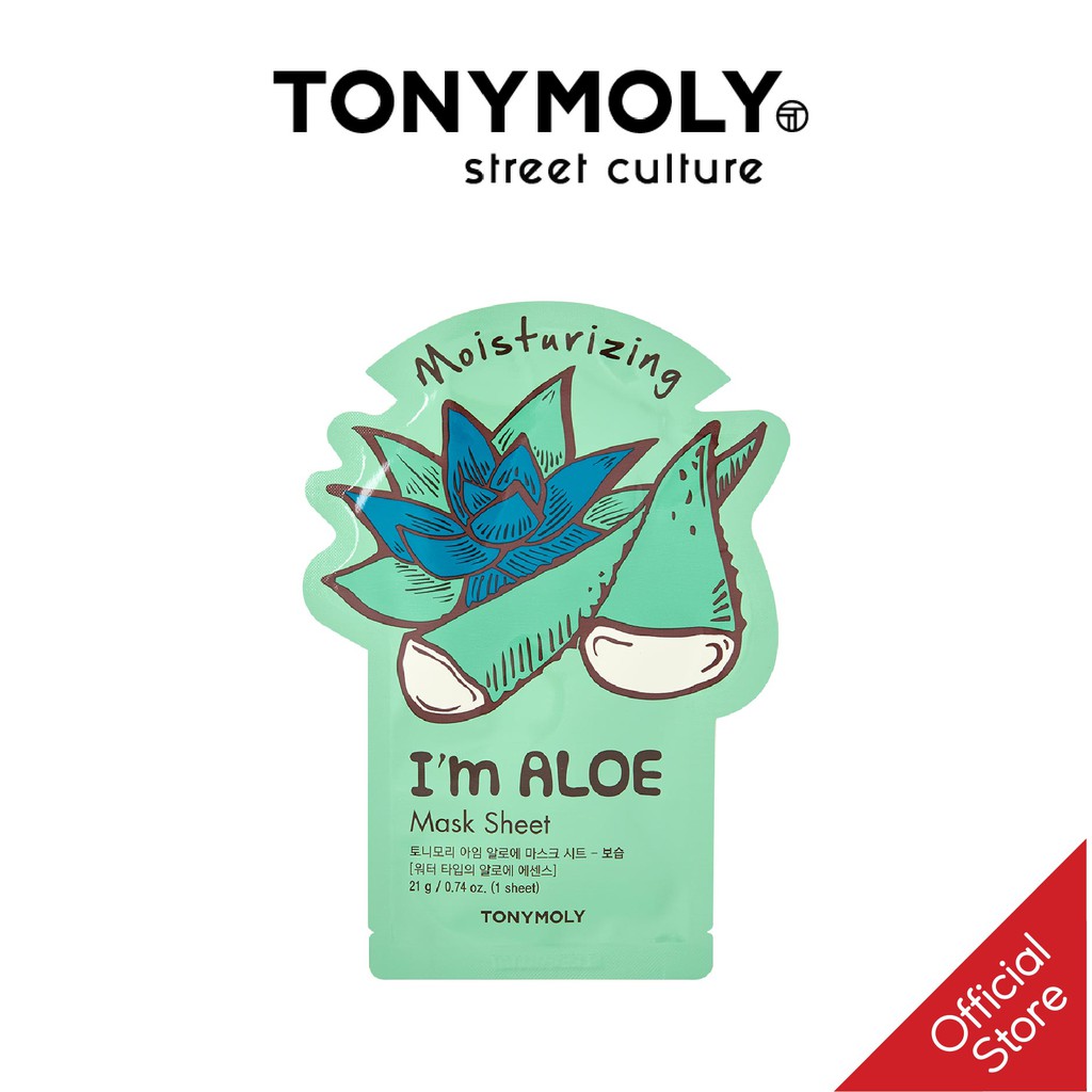 Mặt Nạ Giấy Thiên Nhiên Tonymoly I'm Real Mask Sheet 21ml