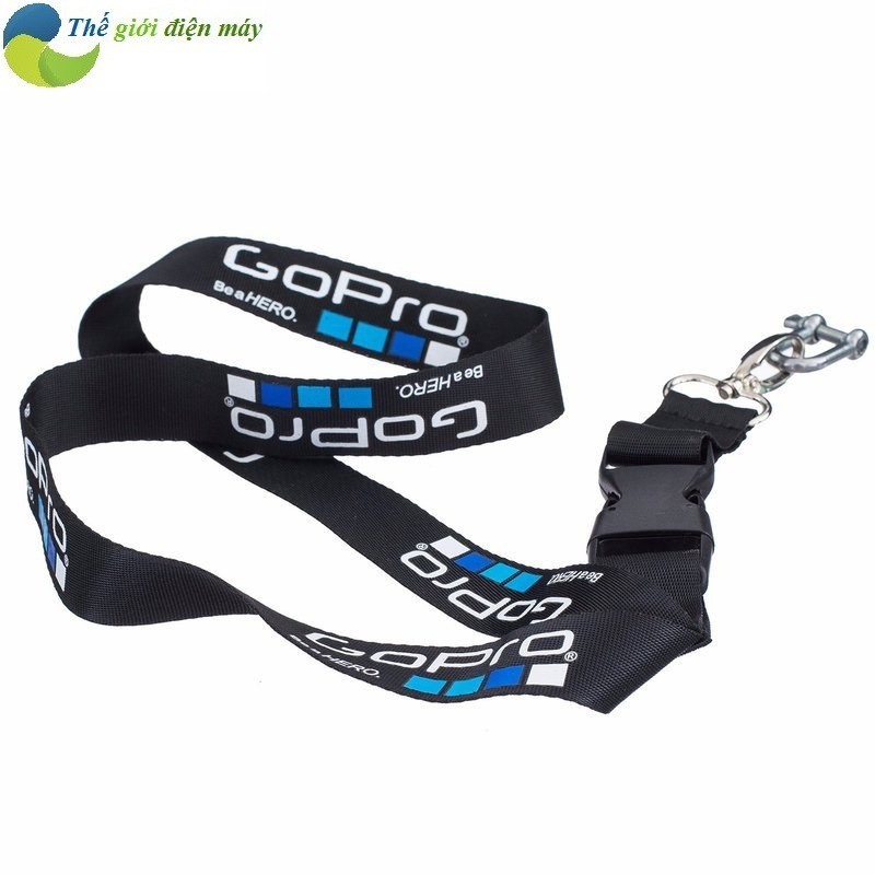 dây đeo camera hành trình, camera hành động gopro, dây đeo cổ gopro, dây đeo logo gopro, dây gopro