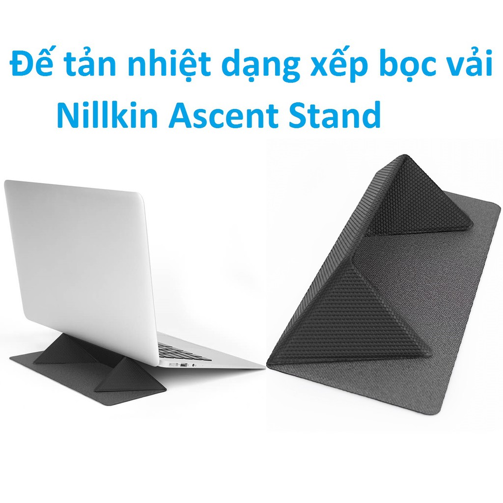 Đế tản nhiệt dạng xếp bọc vải Nillkin Ascent Stand