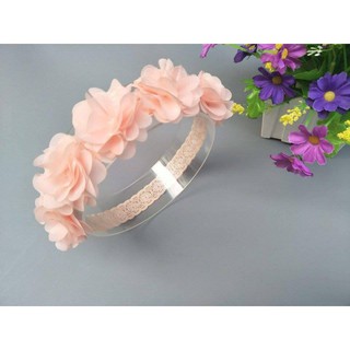 Phụ kiện bé - Băng đô chuỗi hoa cho bé