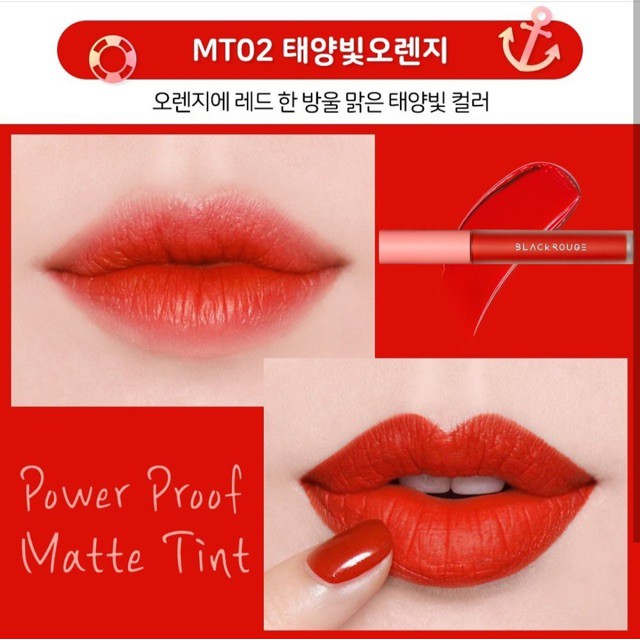 [ SẴN ] Son kem Black Rouge Power Proof Matte Tint TPS | BigBuy360 - bigbuy360.vn