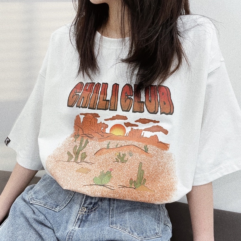 Áo Thun Cactus Desert CHILICLUB Unisex