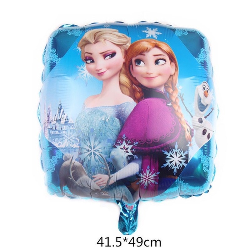 Bong Bóng Nhôm Hình Công Chúa Elsa Anna Trang Trí Tiệc Sinh Nhật Cho Bé