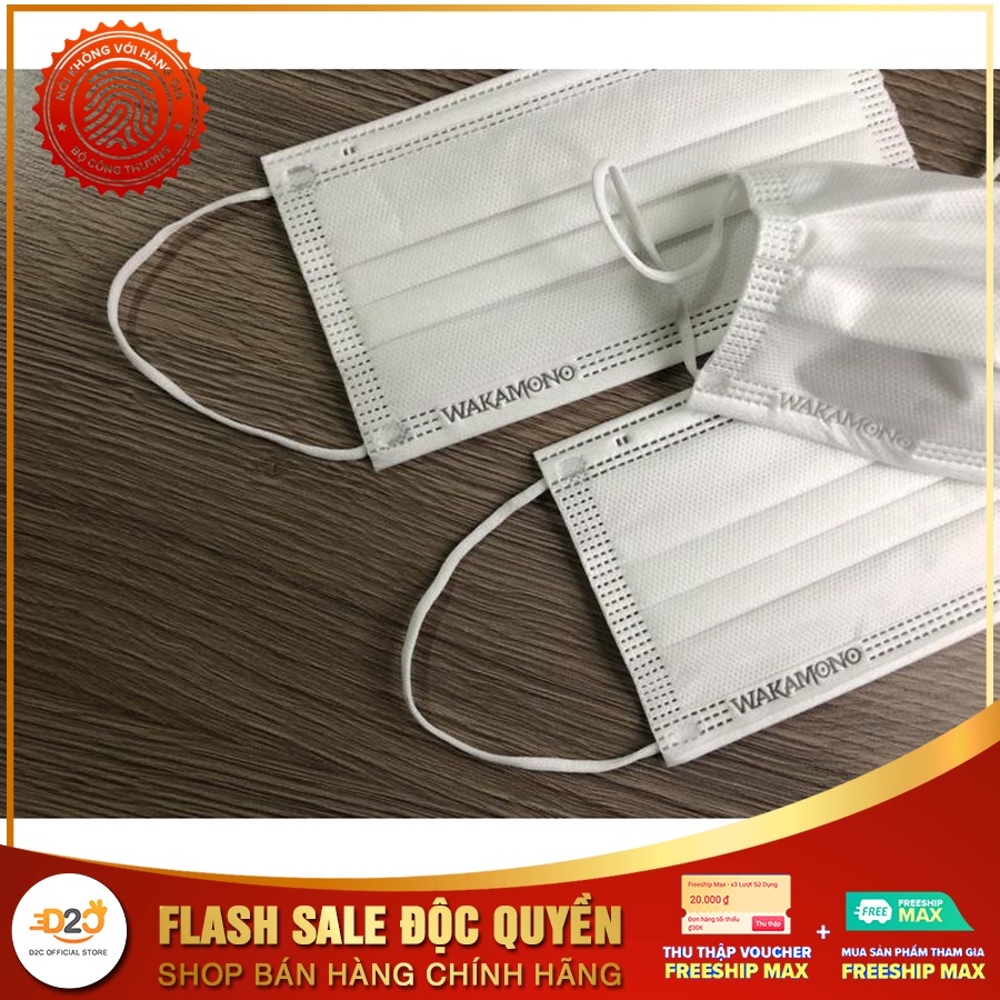 KHẨU TRANG Y TẾ WAKAMONO – (4 Lớp, Hộp 10 Cái) D2C | BigBuy360 - bigbuy360.vn