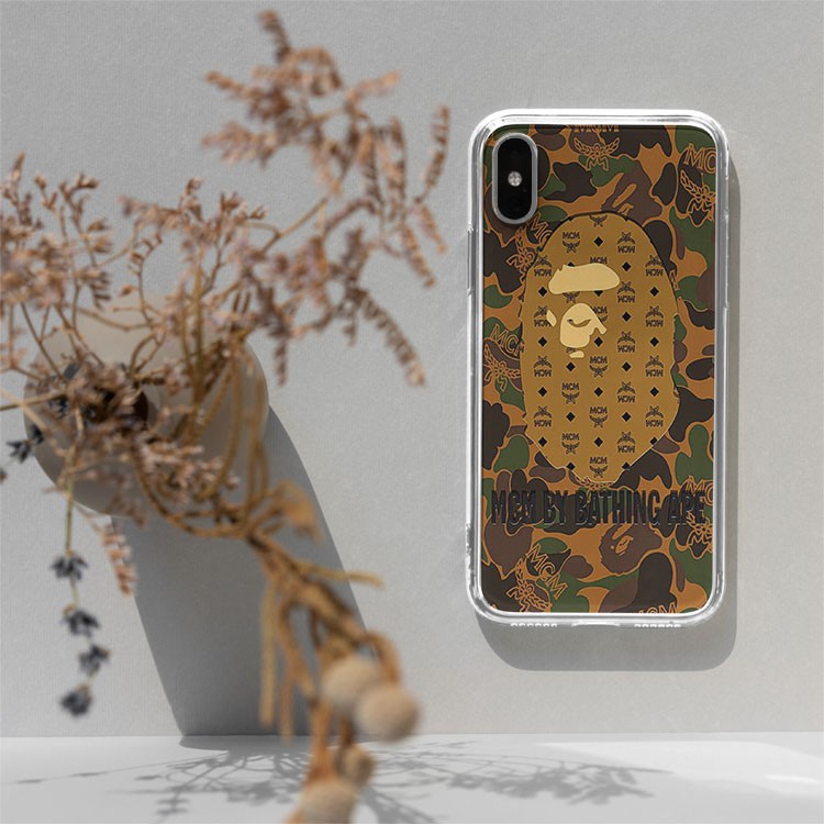 Ốp lưng Bape MCM Khỉ Rẻ cho iphone 6/7/8/Plus/X/Xs/XsMax/Xr/11/Pro/12Mini/12 PROMAX BAPPOD00040