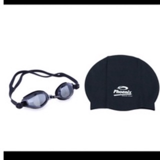 Combo kính bơi 203 và nón bơi phonix/ sp eedo