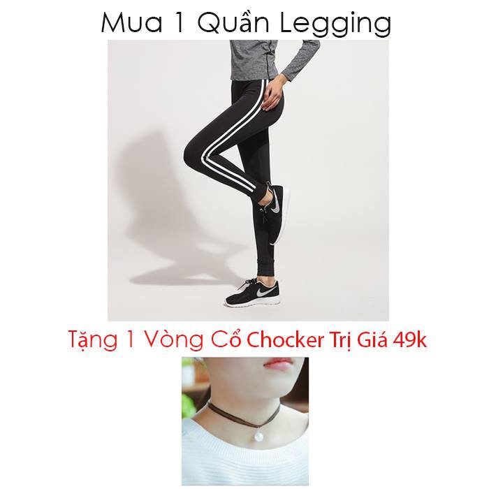 Quần Leggigng Tặng Vòng Cổ Chocker