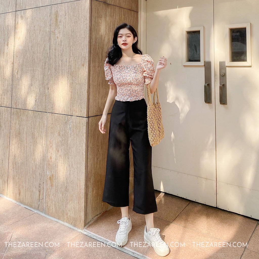 QUẦN CULOTTES TÚI ĐẮP BASIC ZAREEN TRS10