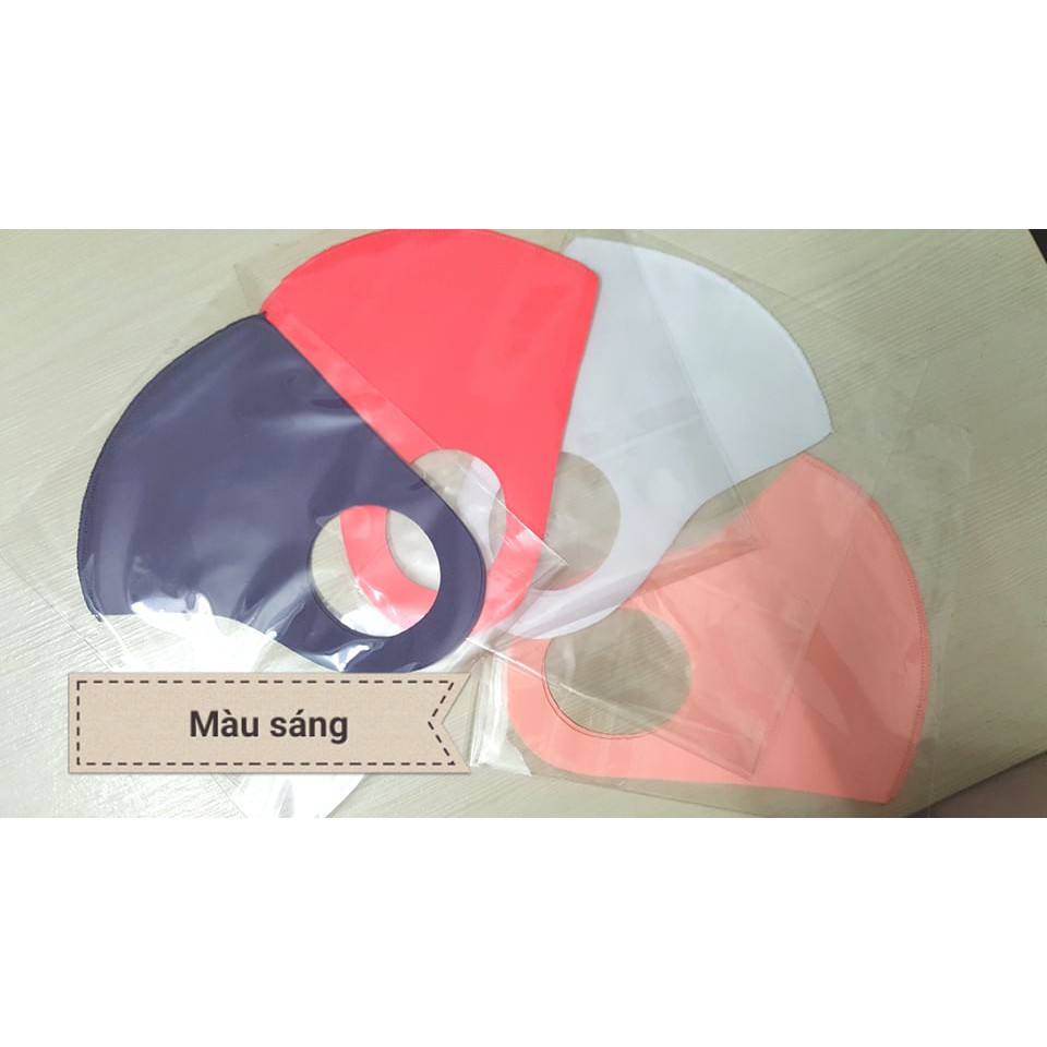 [FOLLOW SHOP GIẢM 10%] Khẩu trang 3D cao cấp vải Poly 2 da (được chọn màu) | BigBuy360 - bigbuy360.vn
