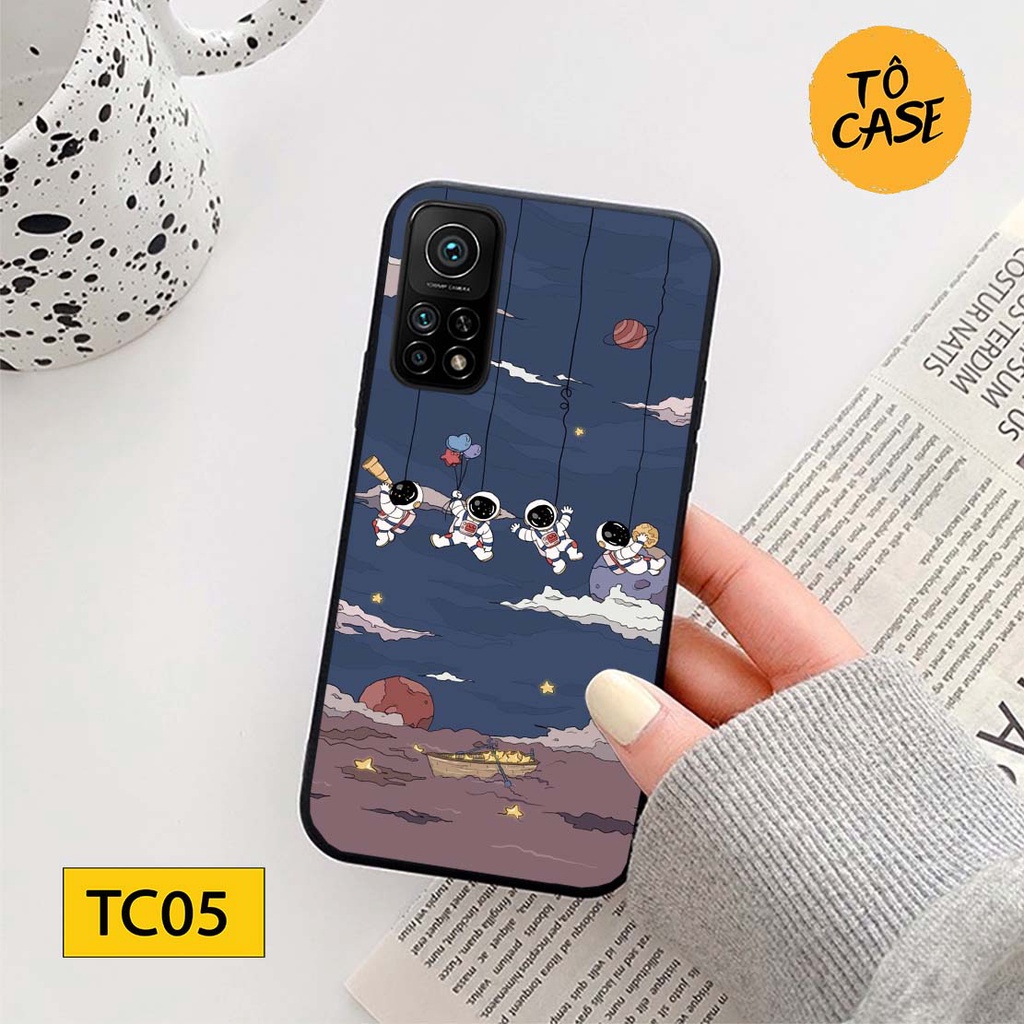 Ốp lưng Xiaomi Redmi Note 10 4g / Redmi Note 10 5g / Redmi Note 11 4G in hình phi hành gia vũ trụ cá tính độc đáo