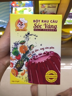 Bột Rau Câu Sóc Vàng